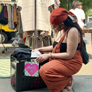 CIDER CORDUROY WIDE LEG JUMPSUIT IN ORANGE